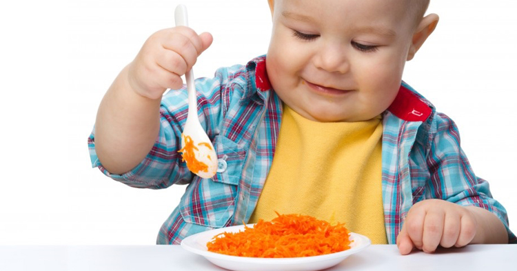 child eating