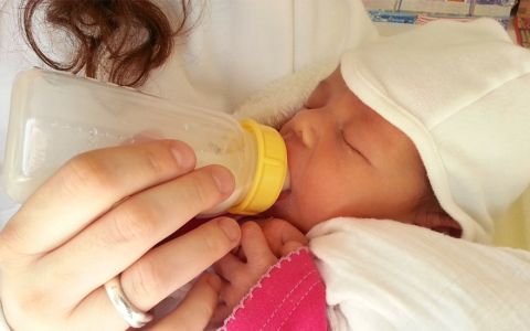 Baby Bottle Feeding