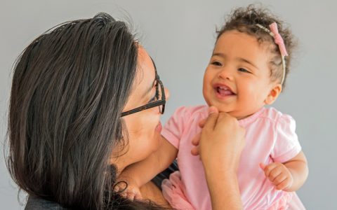 healthy teeth baby girl